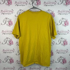 Nike air tshirt loose fit Graphic Tee yellow blue mushrooms Yellow