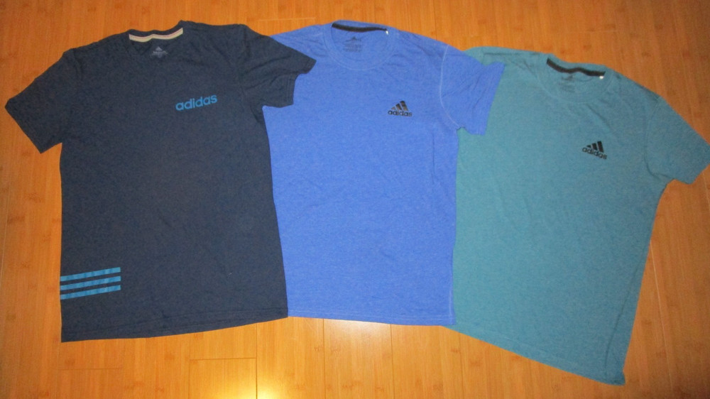Lot 3 Adidas Men’s Small Tshirts Ultimate 2.0 Go-To Tee Summer Leisure Soft GUC