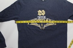 Notre Dame LS T-Shirt Size US Men Small Irish Football Waffle Long Sleeve NCAA