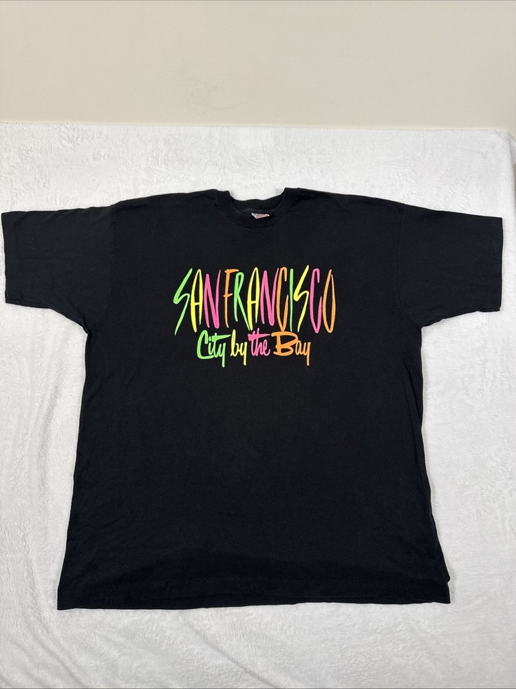 San Francisco City By The Bay Vintage Single Stitch Made in USA Tee XXXL 3XL