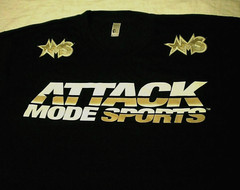 ATTACK MODE SPORTS Combat UFC MMA Fighting (Size L, Black) New USA Made T- SHIRT