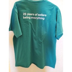 Ebay 25 Years Anniversary Teal Blue T-Shirt Size 2X Swag XXL