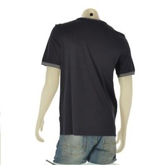MENS BUGATTI PARICOLLO CONTRASTING EDGES COTTON BLEND T-SHIRT ART. 8350 75091