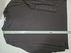 Deyeck black XL long sleeve crewneck snap entry shoulder/sleeve SURGICAL (1)