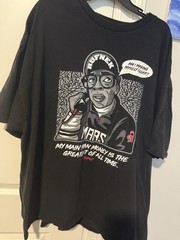 Rufnek Spike Lee Mars Blackmon Graphic T-Shirt 3XL Oversized Streetwear Tee