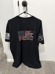 LOT Of 12 Grunt Style T Shirts Size 2XL XXL American Flag Military