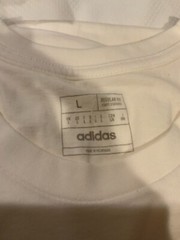 Adidas Men’s Fresh SS Tee, Style# HS0843, Size L, Color White / Black