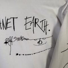 Vintage Nike ACG Shirt Mens Medium White Ralph Steadman Swoosh Long Sleeve Y2K