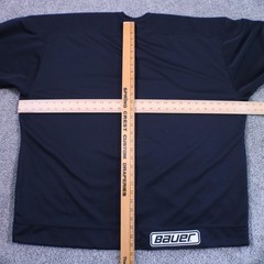 VTG Lumberjacks Hockey Jersey Mens Sz 56 Black Bauer ProWear Fight Strap 92-94