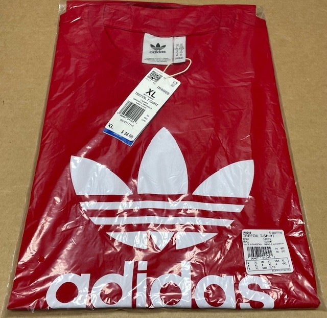ADIDAS – Men’s Adicolor Trefoil T-Shirt – MSRP $30 – RED – Size: X-LARGE **NEW
