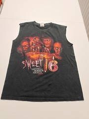 Universal Studios Halloween Horror Nights 2006 Sweet 16 Clowns Graphic T Shirt L