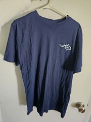 NWT Men’s Reel Life Navy Blue T-shirt Size L