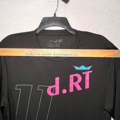 d.RT Adjust Adapt Evolve Men CyberPunk Y2K Street Black Long Sleeve Tee Size 4