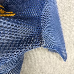 Vintage 80s Camel Mesh Cropped Jersey Navy Blue Mens XL Made in USA Cigarettes