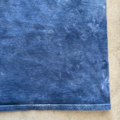 Delta Apparel Men’s XL Blue Cotton Knit Crew Neck USA Flag Bald Eagle T-Shirt