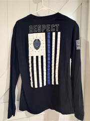 Iron Oak Men’s ‘Respect’ Long-Sleeve Tee – Black