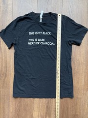 Ted Lasso Roy Kent Quote T-Shirt Bella Canvas Medium Dark Heather Charcoal Tee