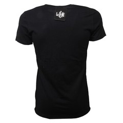 C0680 maglia uomo LE IENE nero/rosso/bianco t-shirt men