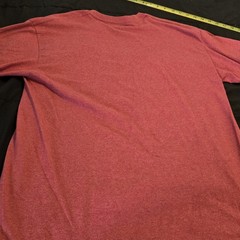Corvette T-Shirt Mens Large Red GM Chevrolet Official License Race Flag Retro