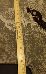 3XL Request Lightweight Textured Felt Skull Graphic Affliction Style T Shirt