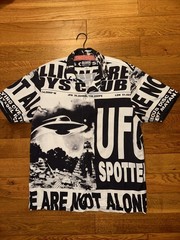 Billionaire Boys Club Men UFO Short Sleeve Woven Shirt White Small