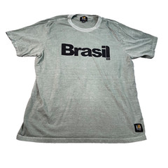 DO IGUACU Brasil T Shirt Green Sz L Short Sleeve Crewneck