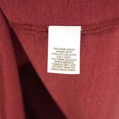 Roundtree & Yorke Men’s Short-Sleeve Shirt L Red Heather Soft-Washed NWT