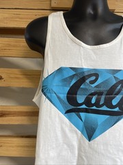 Cali Diamond White Tank Top Men’s Size Large Hip Hop Urbanwear KG