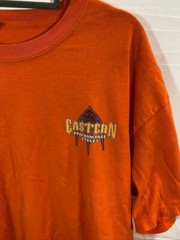 Eastern Performance Cycles Adult Large Orange Logo Pullover Tee Mens.