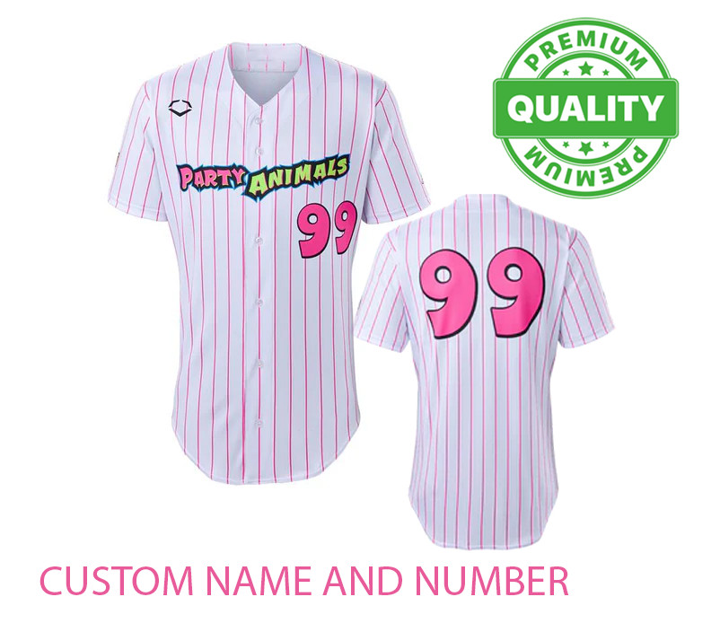 Custom Name Number 2026 Party Animal #99 3D AOP Kids Baseball Jersey 1J1085