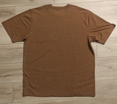Carhartt Men Brown Front Pocket Loose Fit Short Sleeve TShirt Size XL Tall K87-M