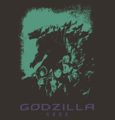 GODZILLA Monster Planet T-shirt 003 Godzilla Haruo and others TOHO JPN LTD New
