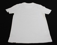 Mauvais Men’s Easy Care Cedro Slim Fit Textured Tee Shirt BL1 White Small NWT