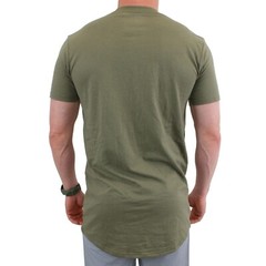 True Classic Mens Short Sleeve Shirt Longer Length Lightweight Cotton