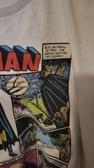 Batman Vtg Comic Book T Shirt Small S Sleeve on White Single stitch No Label 27