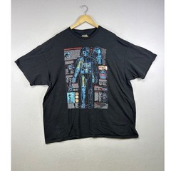 Star Wars Darth Vader Anatomy T Shirt Mens 3XL Black Graphic Tee