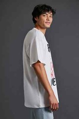 Forever 21 XL Men’s T-Shirt White Red Black Reaper Graphic Embroidered NWT