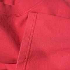 Vintage Pluma Shirt Men Large Crew Tee Red Tshirt Short Sleeve Plain USA Made