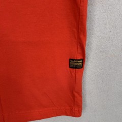 G Star RAW Shirt Mens XL Red Organic Cotton Sustainable Casual Tee Street Urban