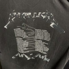 Vintage 1991 Metallica Faded grunge T-Shirt, Distressed boxy large brockum
