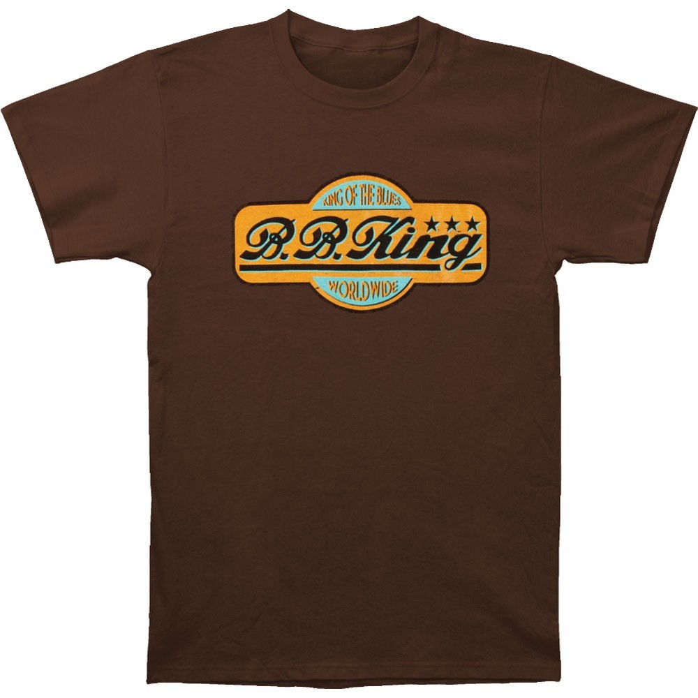 Men’s B.B. King Worldwide 2011 Tour T-shirt Small Brown