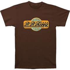 Men’s B.B. King Worldwide 2011 Tour T-shirt Small Brown