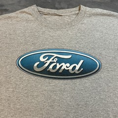 Ford Racing T-Shirt Men’s Medium Cars Pickup Trucks Automobiles Motorsports Logo