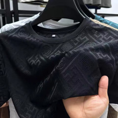Summer Fashion Brand High-Quality Short Sleeve Men’S round Neck Top Exquisite Ja