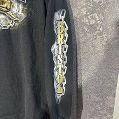 Anvil Bristol Motor Speedway Thunder Valley Long Sleeve T-Shirt Men’s L Black