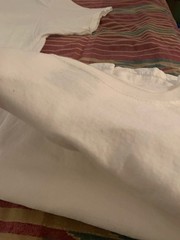 HANES 2XL White tee shirts (3 COUNT)