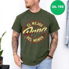 Fathers Day T-Shirts in Spanish El Mejor Papa del Mundo T-Shirt