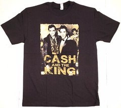 Cash and The King Johnny Cash & Elvis Presley Vintage T-Shirt, Size S to 5XL