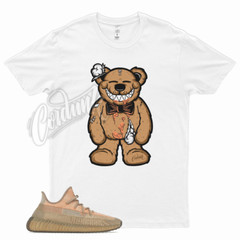 White TEDDY T Shirt for YZ 350 V2 Sand Taupe Desert Sand Ore Air Max 90