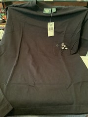 DOCKERS Golf T-Shirt Mens XL Black Short Sleeve NWT